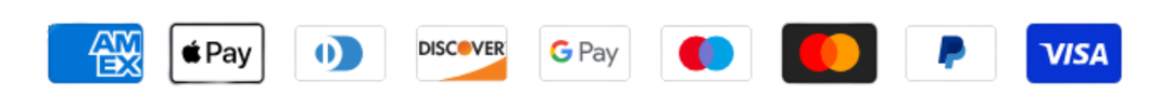 Accepted payment methods